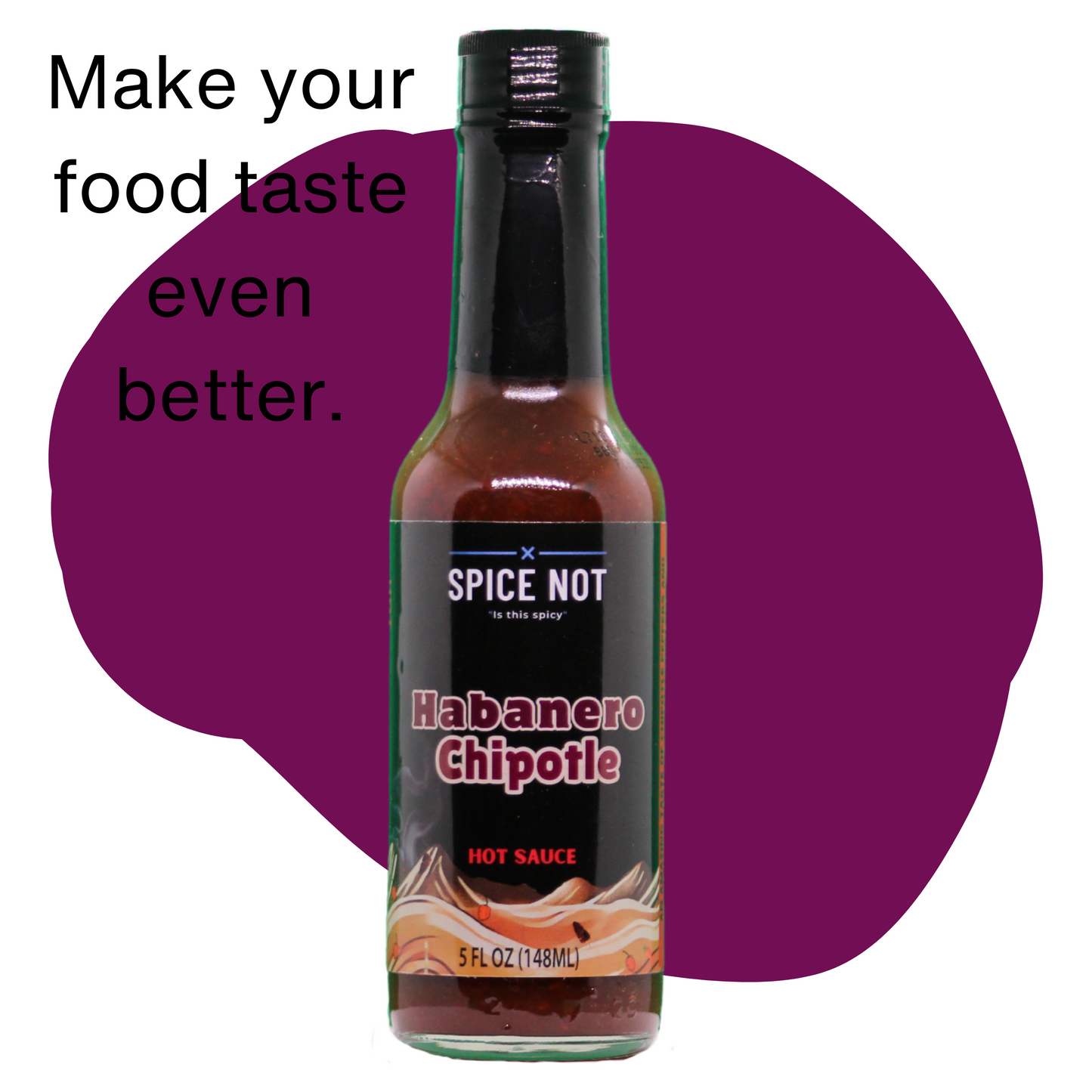 Habanero Chipotle Hot sauce, 5oz