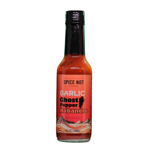 Garlic Ghost Pepper Habanero Hot Sauce, 5oz